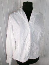 ANNE FONTAINE Paris Vintage Chemisier coton blanc  made in FRANCE t.3 40/42