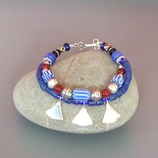 Bracelet femme 2 rangs avec