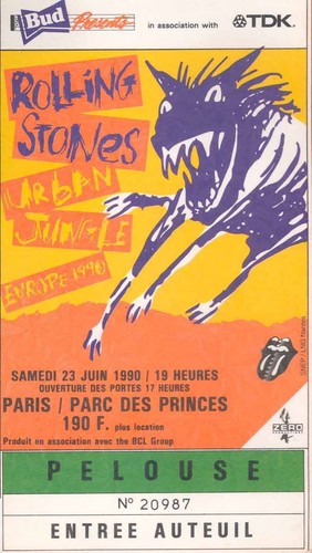 Ticket concert the rolling - concert,