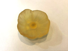 Fleurs de Cactus jaune DAUM par Hilton Mc Connico Cristal Pâte de verre HMC Mac