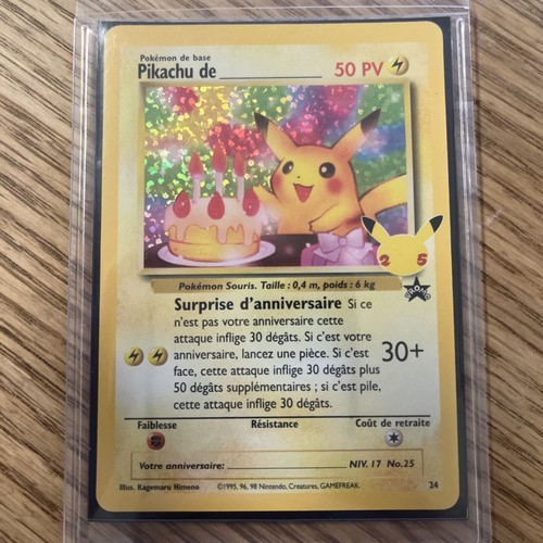 Carte pokémon pikachu - carte,