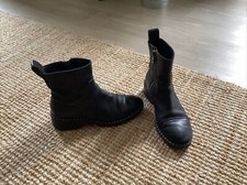 Bottines ZADIG & VOLTAIRE pointure 39 cuir noir cloutées 375€