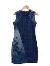 Desigual Robe en Jean Bleu