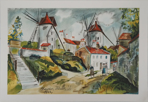 Maurice utrillo les trois - utrillo,