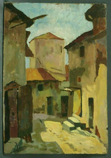 Tableau Vittini Giulio entre 1930 et 1950 étude d'architecture 