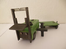 ANCIEN et peu courant chariot élévateur plus remorque SOLIDO a moteur clef