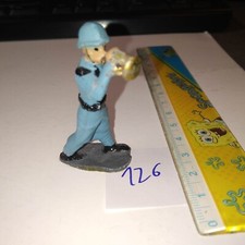 ancienne figurine  plomb - soldat fanfare militaire   [126] - peinture retouchée