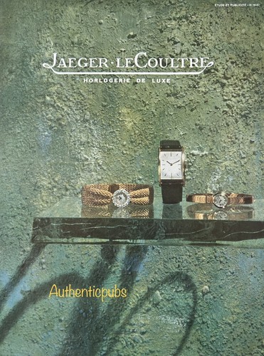 Publicite jaeger lecoultre - publicite,
