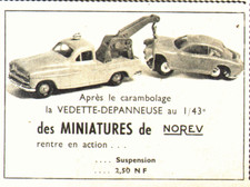 PUB VEHICULE MINIATURE  "