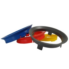 4 bagues de centrage Jantes Enzo 70,1-57,1mm pour FORD GALAXY