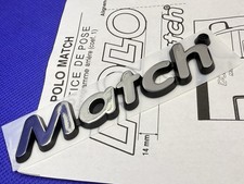 LOGO Badge Emblème Vw MATCH 2