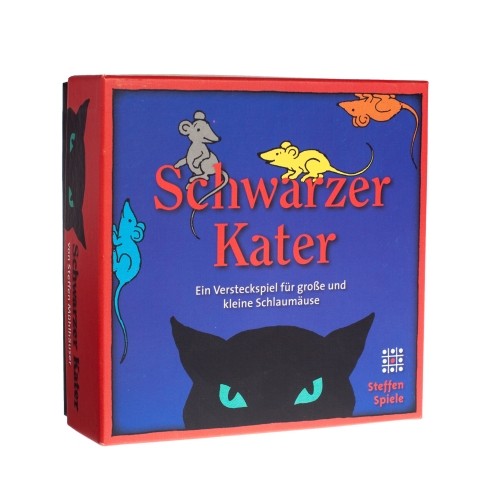 Chat noir jeu chapeaux - chat,
