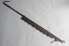 Crémaillère de cheminée fer forgé XVIIIe siècle Art populaire (72677)