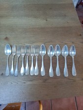 Lot Couverts En Argent Massif Poinçons Vieillard Minerve