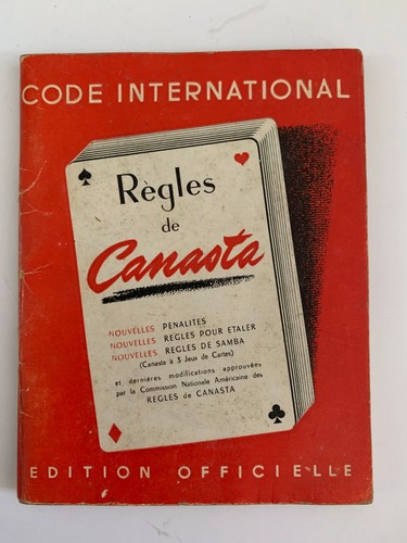 Regle officielle canasta - regle,