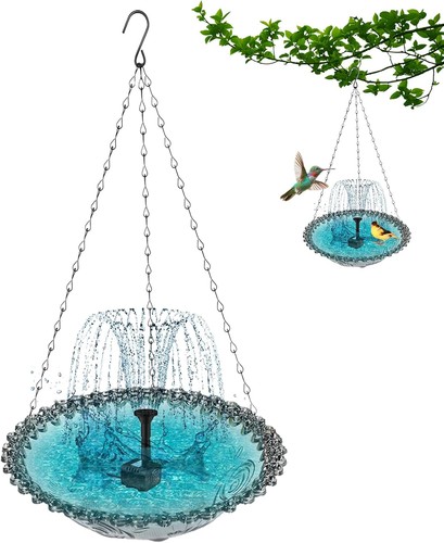 Bassin oiseaux fontaine - oiseaux,