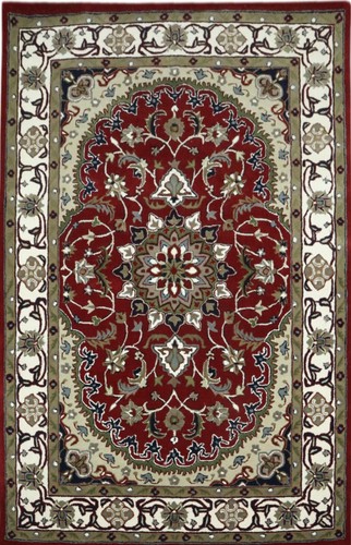 Tapis bidjar rouge beige - tapis,