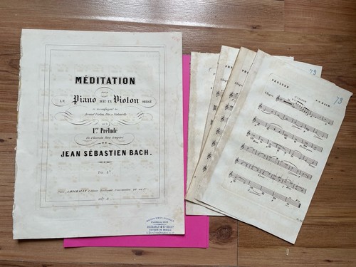 Gounod bach quintette piano - bach,,