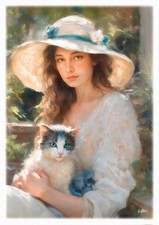 Tableau création originale - Portrait  impressionniste