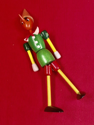 Pinocchio bois vintage cm - vintage, 25