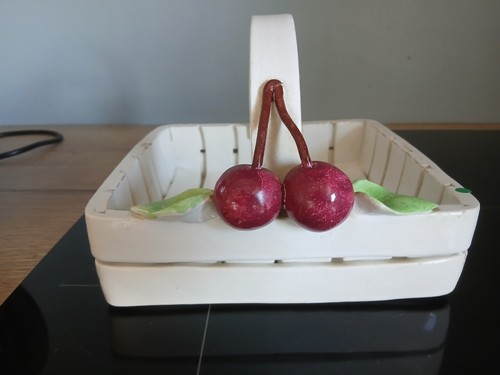 Corbeille panier cerise - corbeille/panier,