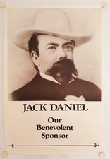 Affiche Distillateur américain JACK DANIEL Our Benevolent Sponsor - 61x91 cm