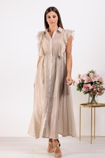 Robe volante femme longue robe