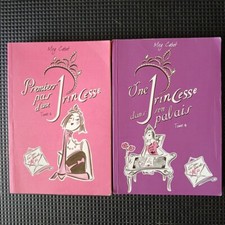lot De 2 livres de Meg Cabot Jeunesse Princesse n°2 3 grands formats Vintage 