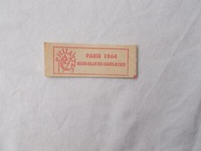 CARNET BERNARD PALISSY.PARIS