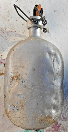 Gourde ancienne alu - alu, camping