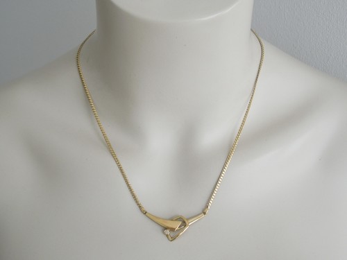 Collier double ton doré - collier,