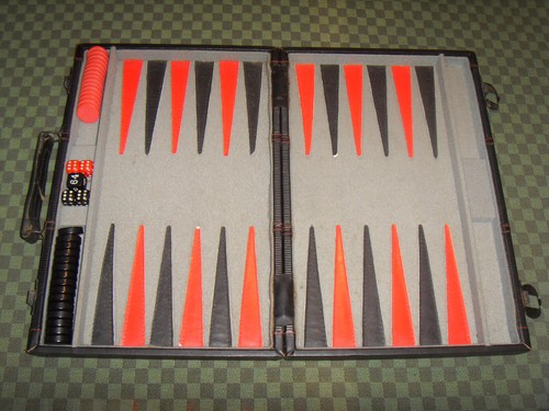 Abîmé ancien backgammon - ancien,