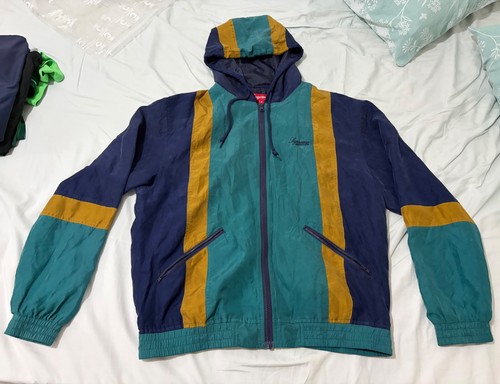 Supreme paneled silk hooded - paneled,