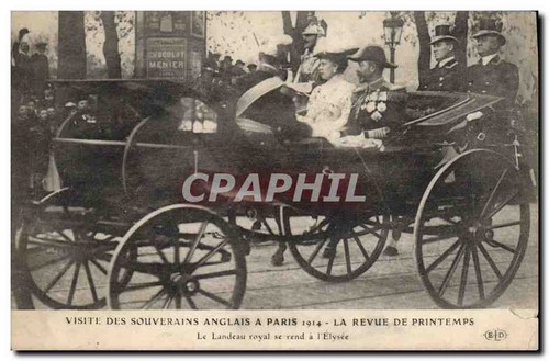Visite des souverains - , anglais