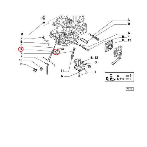 Boccola carburateur fiat 126 - boccola,