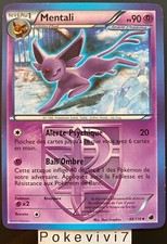 Carte Pokemon MENTALI 48/116 Unco Noir & Blanc FR