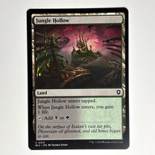 JUNGLE HOLLOW MTG BLC - CARTE MAGIC THE GATHERING EN NEUF