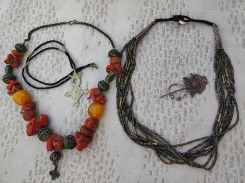 Lot bijoux ethniques afrique - lot,