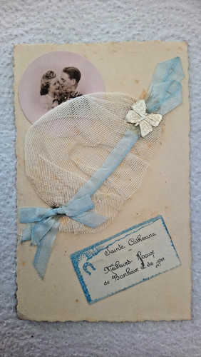 Cpa fantaisie sainte - fantaisie,