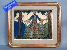 Cadre ancien à doucine +verre