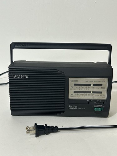 Vintage sony icf am - icf-24, fm/am