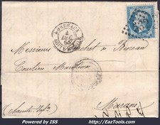 FRANCE N° 22 SUR LETTRE GC
