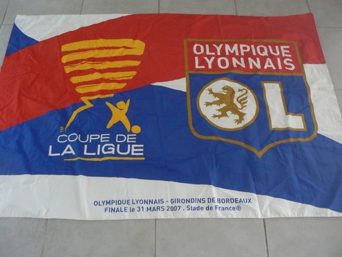 Drapeau olympique lyonnais - drapeau,