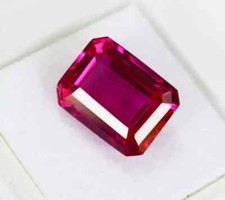 Naturel Saphir Rose 6.45 CT Ceylan Émeraude Coupe Certifié Ample Rare Gemme