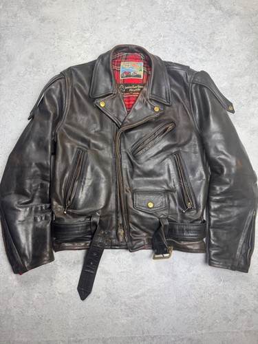 Veste cuir noire aero - en,