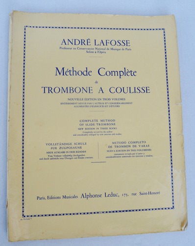 Méthode complète trombone - méthode,