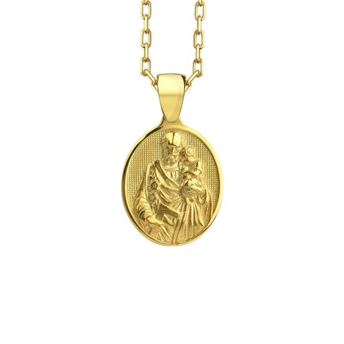 Collier saint joseph argent - collier,
