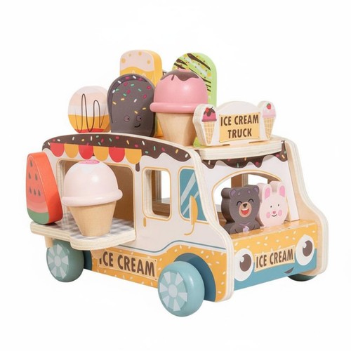Chariot glaces bois - à, en