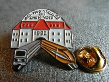 RARE PINS PIN'S - ASS - HOSPITALIERE LES CHEMINOTS - 1992 - TRAIN - TGV - SNCF