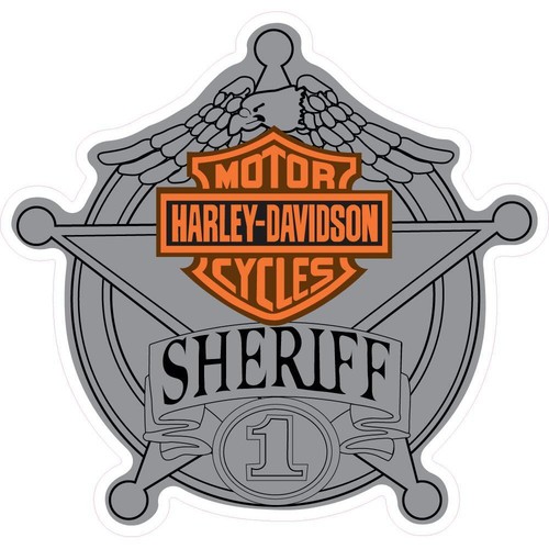 Sheriff harley davidson argent - sheriff,